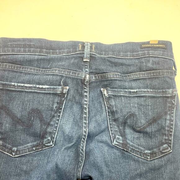 Citizens of Humanity Women’s Jeans Sz 28 CofH Distressed Dark Skinny Sz 6 - Picture 9 of 13
